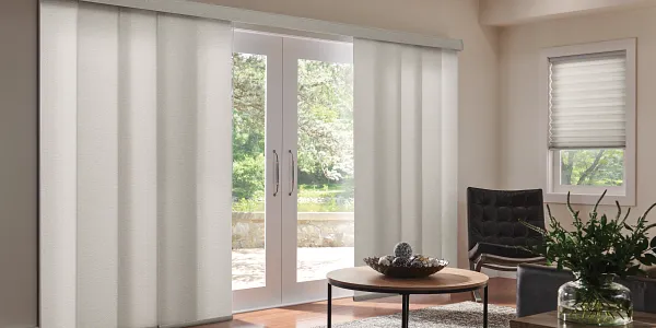 Pleated Shades Sliding Panels